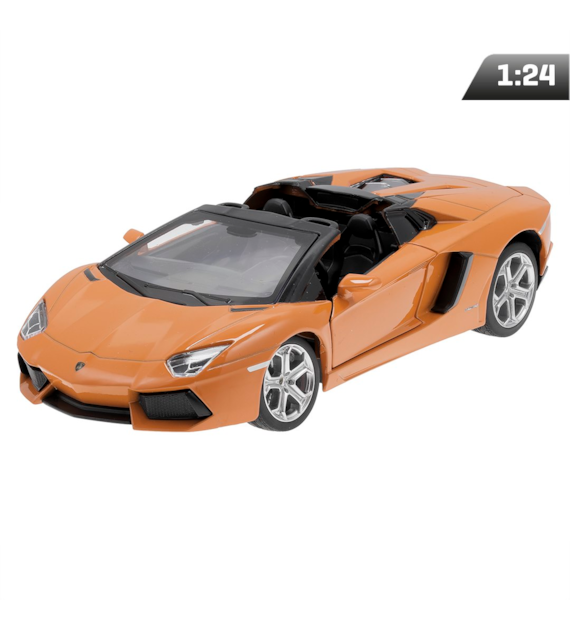 Model 1:24, MSZ, Lamborghini Aventador Roedster, pomarańczowy