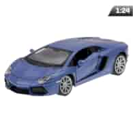 Model 1:24, MSZ, Lamborghini Aventador Coupe, niebieski