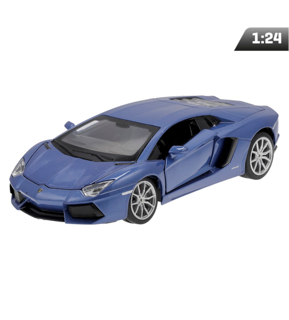Model 1:24, MSZ, Lamborghini Aventador Coupe, niebieski