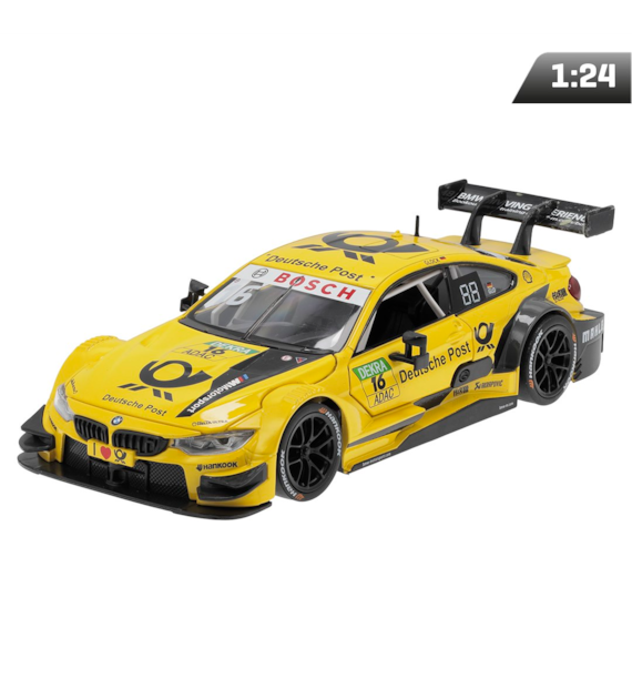 Model 1:24, MSZ, BMW M4 DTM, zółty