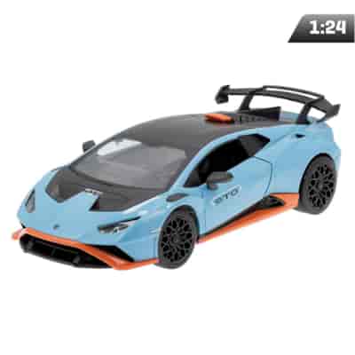Model 1:24, MSZ, Lamborghini Huracan STO, niebieski