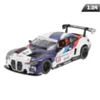 Model 1:24, MSZ, BMW M4 GT3, niebiesko-biały