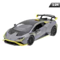 Model 1:24, MSZ, Lamborghini Huracan STO, srebrno-szary