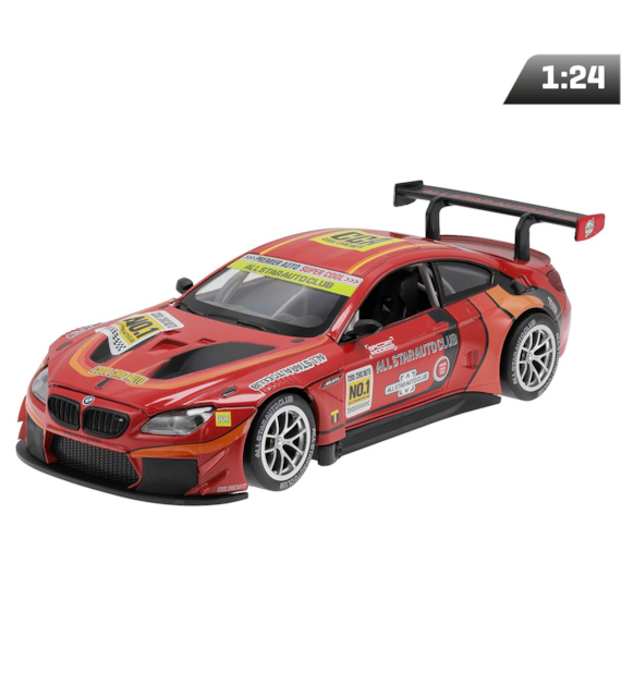 Model 1:24, MSZ, BMW M6 GT3, czerwony