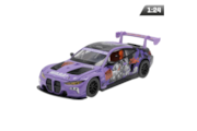 Modell 1:24, MSZ, BMW M4 GT3 with WASA, violett
