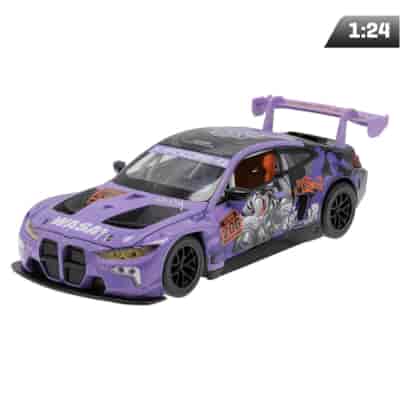 Model 1:24, MSZ, BMW M4 GT3 with WASA, fioletowy