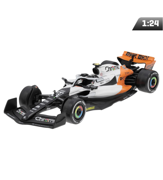 Model 1:24, MSZ, McLaren MCL60 (2023 Australian Grand Prix) without drivers Helmet (#4), biały
