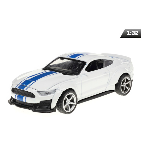 Modell Dodge Challenger CRASH CAR, weiß (A02400B)