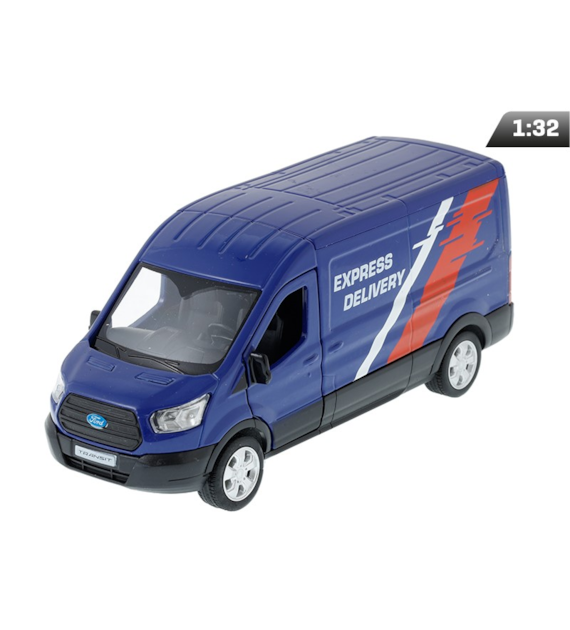 Model 1:43, RMZ Ford Transit Van, 2018 blue