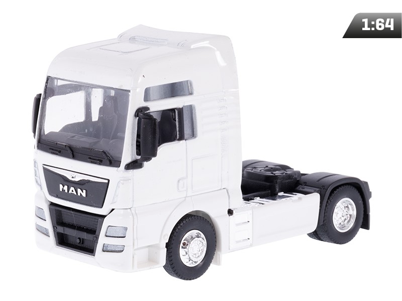 Model 1:64, MAN TGX XXL, tractor, white - carmotion.pl platform
