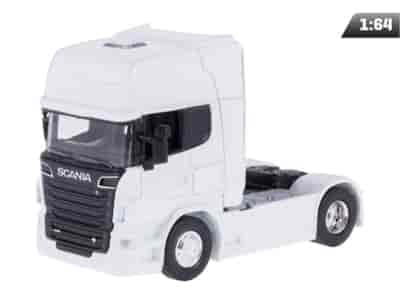Model 1:64, SCANIA V8 R730, ciągnik, biały
