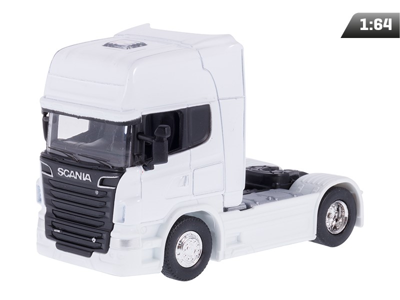 Modèle 1:64, SCANIA V8 R730, tracteur, blanc