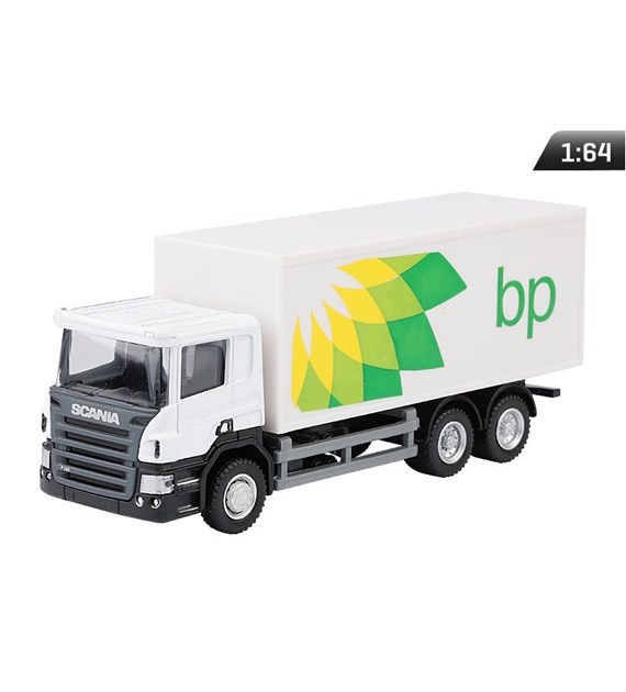Model 1:64, SCANIA P-Series, BP truck, white