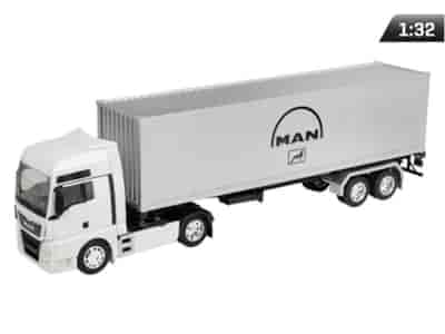 Model 1:32, MAN TGX, white silver