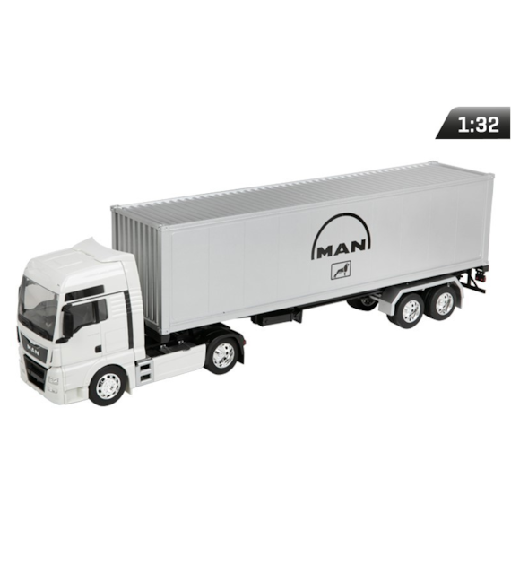 Model 1:32, MAN TGX, white silver