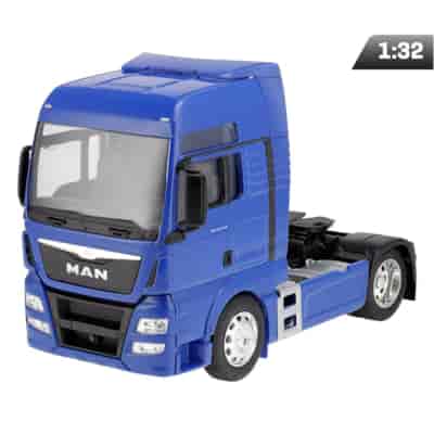 Model 1:32, MAN TGX XXL, ciągnik dwuosiowy, niebieski