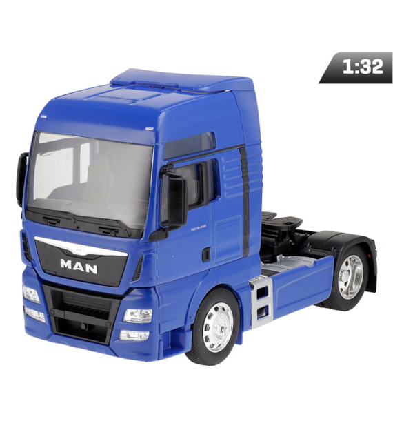 Model 1:32, MAN TGX XXL, ciągnik dwuosiowy, niebieski