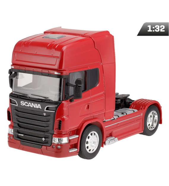 Model 1:32, SCANIA V8 R730, ciągnik dwuosiowy, czerwony