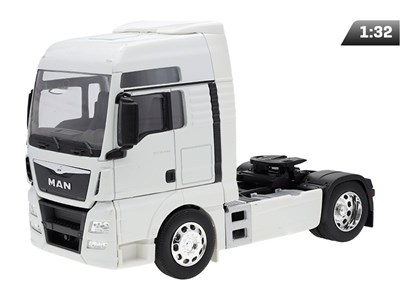 Model 1:32, MAN TGX, white tractor