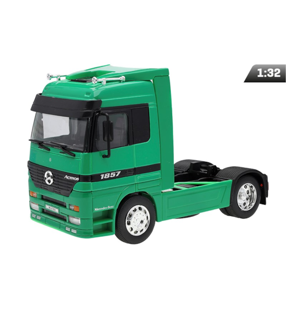 Modèle 1:32, MERCEDES-BENZ ACTROS, tracteur vert