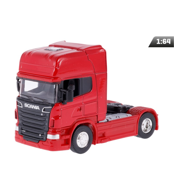 Model 1:64, SCANIA V8 R730, ciągnik, czerwony (C00801SVCC)