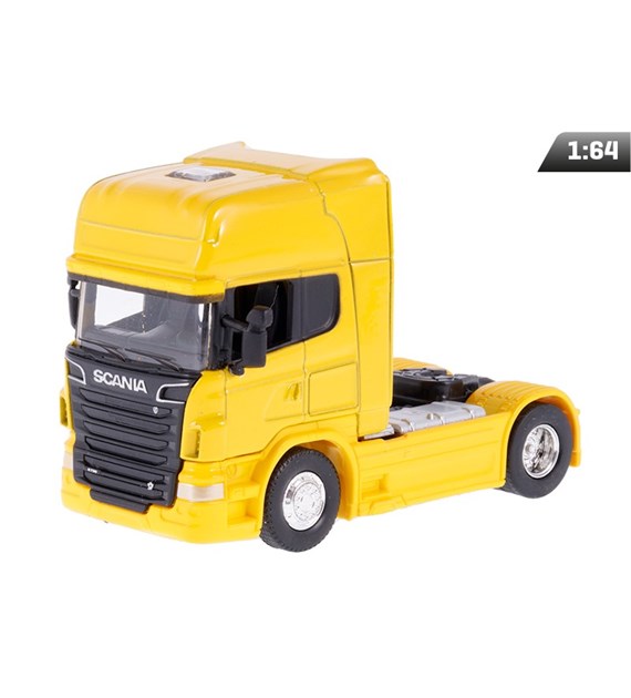 Modell 1:64, SCANIA V8 R730, Sattelzug, gelb (C00801SVCY)