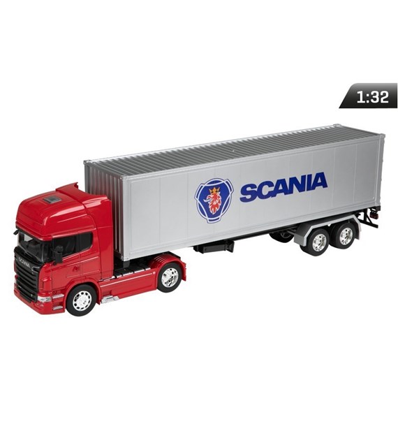 Modell 1:32, SCANIA V8 R730, rotsilber (C32671SVRCS)