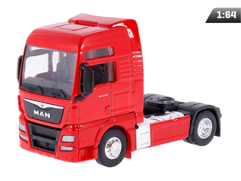 Modell 1:64, MAN TGX XXL, Sattelzug, rot (C00800MTCC)