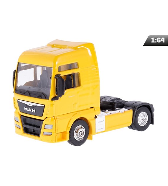 Modell 1:64, MAN TGX XXL, Sattelzug, gelb (C00800MTCZ)