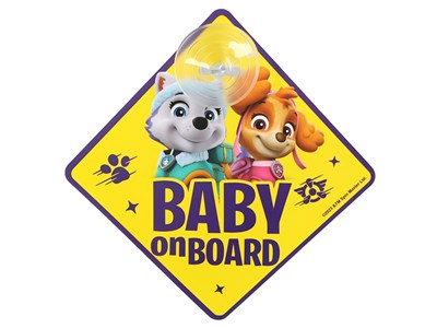 Baby on Board-Schild, Paw Patrol Girls