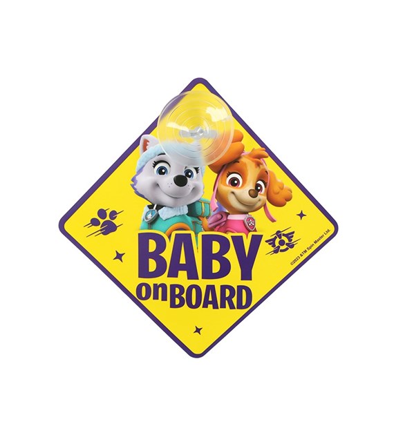 Baby on Board-Schild, Paw Patrol Girls