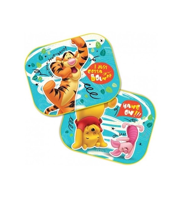 Sun blinds 44x35 cm, Winnie & Piglet & Tiger, 2 pcs
