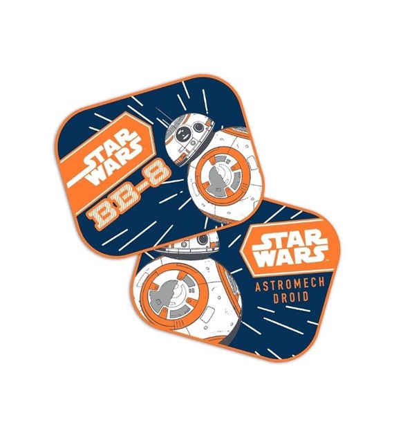 Zasłonki 44x35 cm, Star Wars BB8, 2 szt.