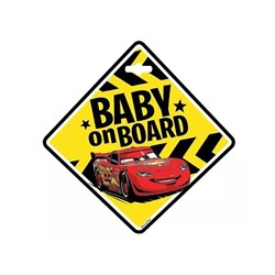 Baby on Board-Schild, Cars