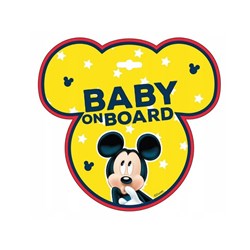 Baby on Board-Schild, Mickey
