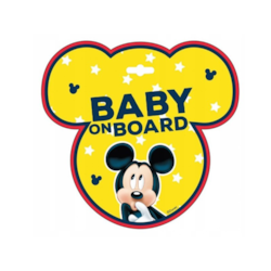 Tabliczka Baby On Board, Mickey