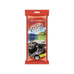 Cockpit wipes, Vanilla, 30 pcs