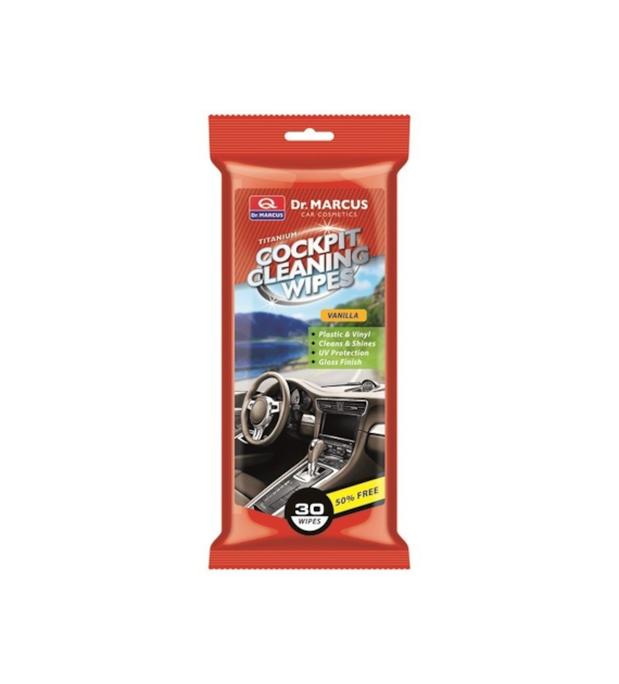 Chusteczki do kokpitu, Vanilla, 30 szt