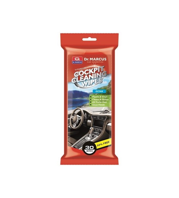 Cockpit wipes, Ocean, 30 pcs