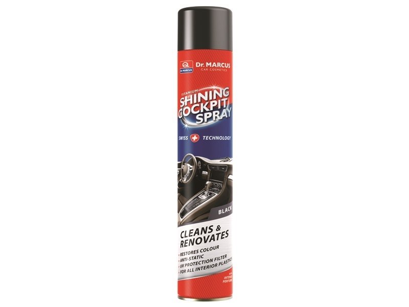 Cockpit Spray, Noir, 750 ml