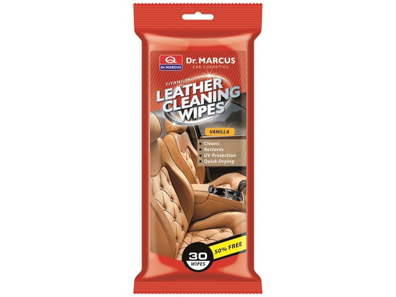 Leather cleaning wipes, 30 pcs Vanilla -  platform
