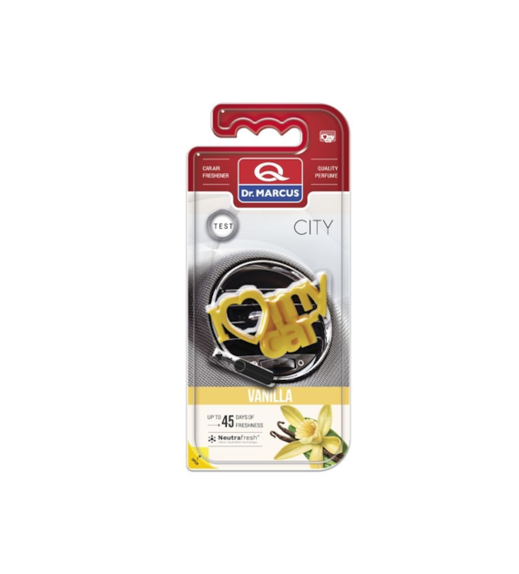 Air freshener City, I love my car, Exotic Vanilla