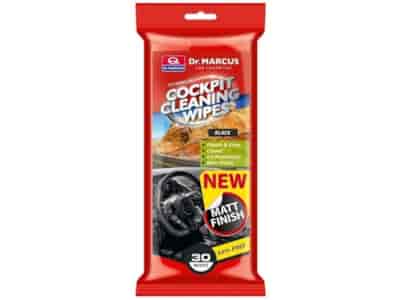 Lingettes pour cockpit Matt Finish, noir 30 pcs