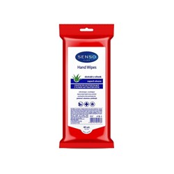 Chusteczki oczyszczające z płynem antybakteryjnym, 40 szt.