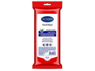 Cleaning wipes with antibacterial liquid, 40 pcs