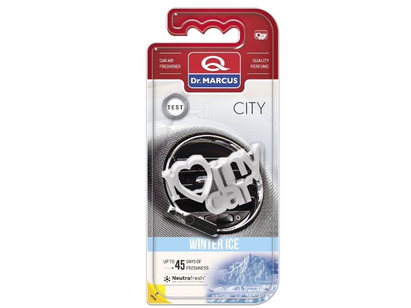 Air freshener City, I love my car, Winter Ice