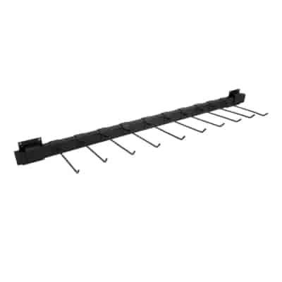 Ekspozytor - listwa 72 cm mocowana do ściany, 10 haków