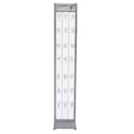 Ekspozytor stojący wąski, siatka 34x170 cm, wys. całkowita 185 cm