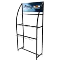BLOOM floor display stand with 30 hooks for 180 wiper blades