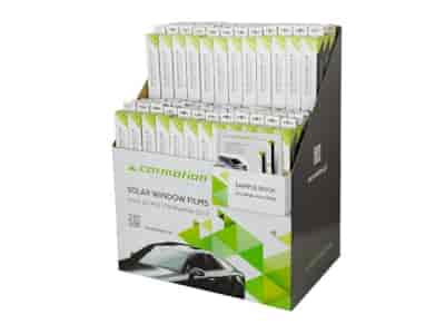 Set of 96 films for tinting glass+ display + color template